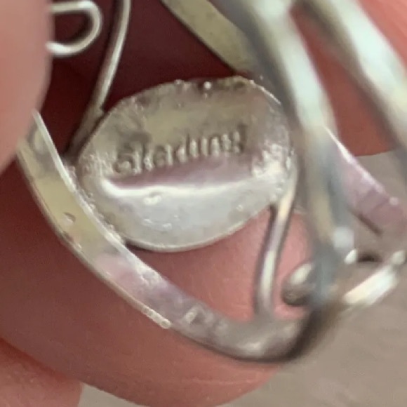 Vintage Sterling Amethyst Ring, 8.5 - Picture 2 of 2